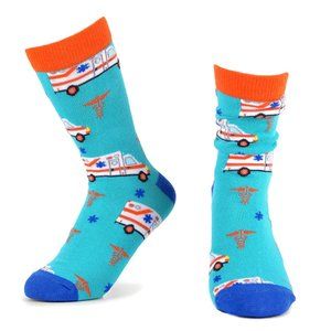 Men's Ambulance Novelty Socks
